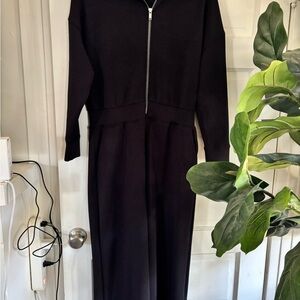 SPANX AirEssentials Long Sleeve Wide Leg Jumpsuit